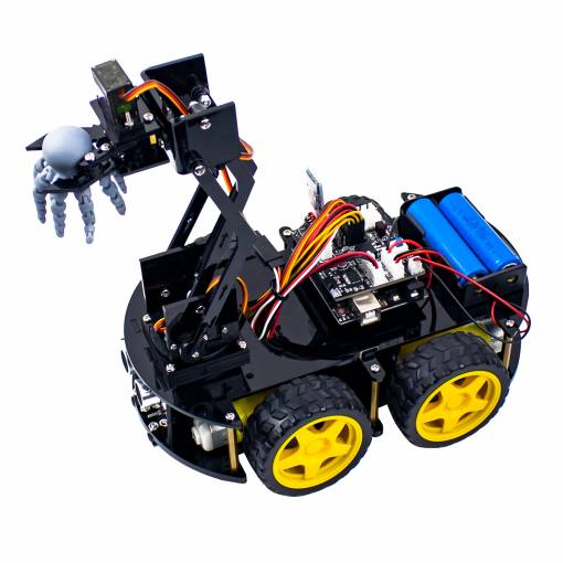 Foto - LAFVIN Smart robot car - S robotickým ramenom s UNO R3