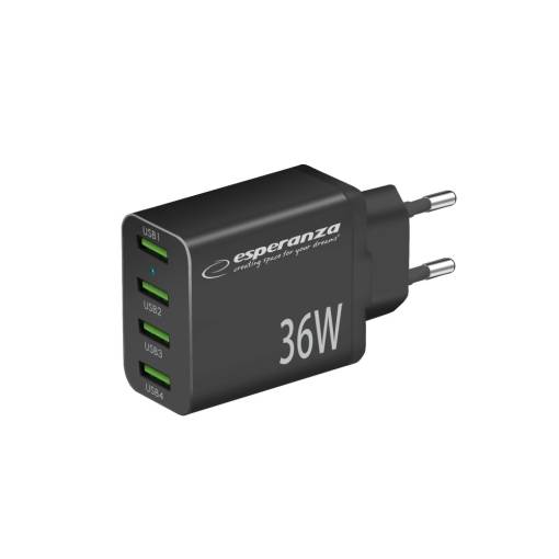 Foto - Rýchlonabíjačka 36W - 4x USB-A